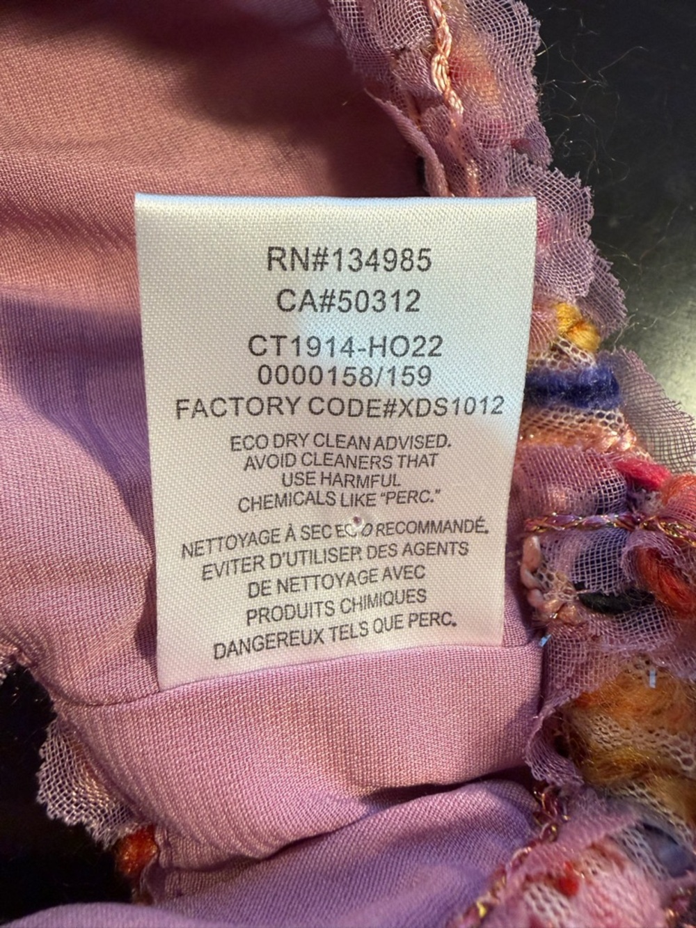 NWT For Love And Lemons ‘Dionne’ Bralette Top in Pink Multicolor Tweed Size M - Picture 14 of 16